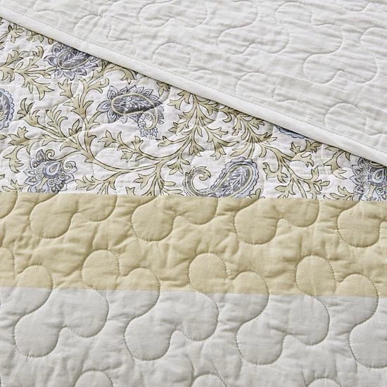 Madison Park 6-Piece Vanessa Quilted Coverlet Set Blue - Image 2