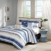 Madison Park Anchorage 6-piece Quilted Coverlet Set