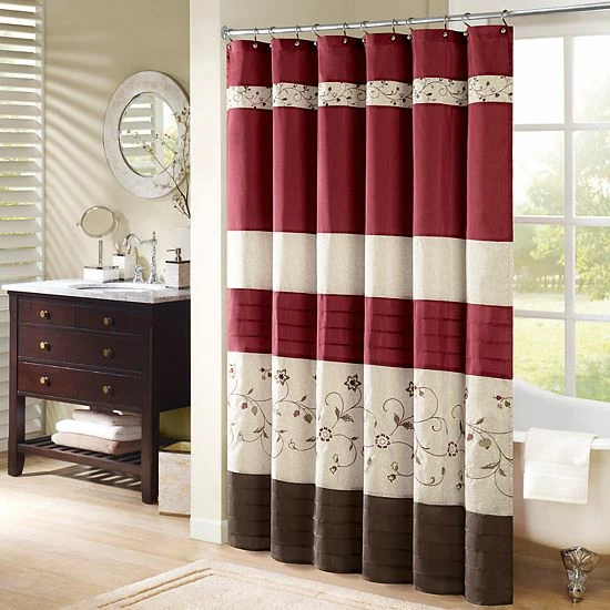 Madison Park Belle Embroidered Floral Shower Curtain - Image 6