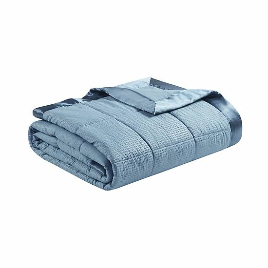 Madison Park 3M Premium Oversized Down Alternative Blanket Aqua - Image 6