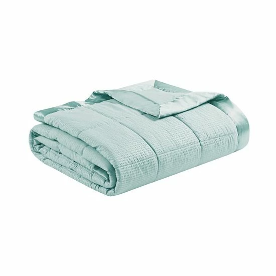 Madison Park 3M Premium Oversized Down Alternative Blanket Aqua - Image 9