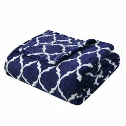 Madison Park Ogee Oversized Throw Aqua