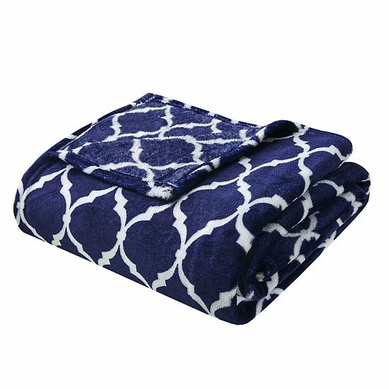 Madison Park Ogee Oversized Throw Aqua - Image 6