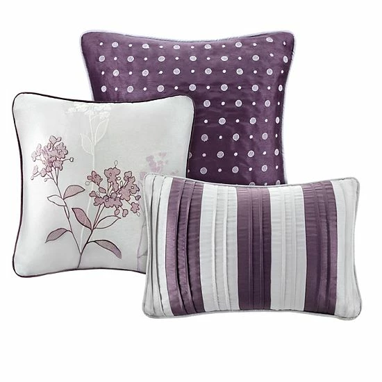 Madison Park 7-pc. Sheridan Comforter Set Purple - Image 2