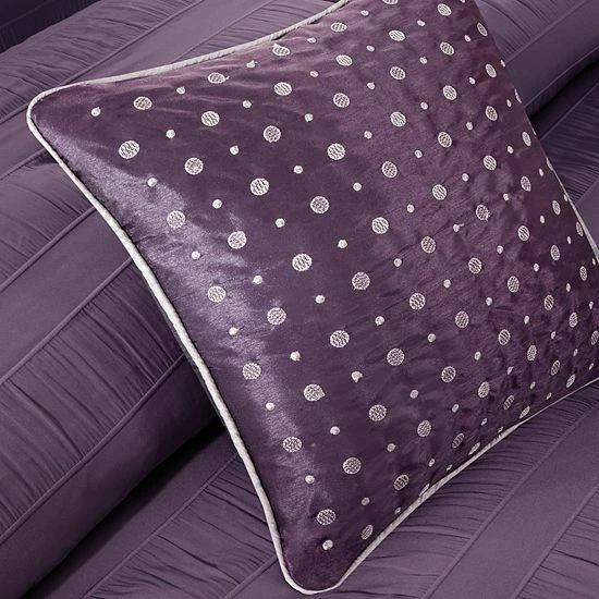 Madison Park 7-pc. Sheridan Comforter Set Purple - Image 3