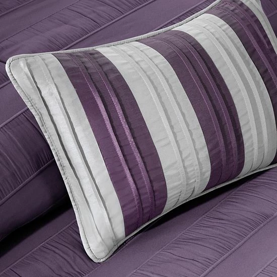 Madison Park 7-pc. Sheridan Comforter Set Purple - Image 5
