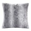 Madison Park Marselle Faux Fur Square Throw Pillow Sand