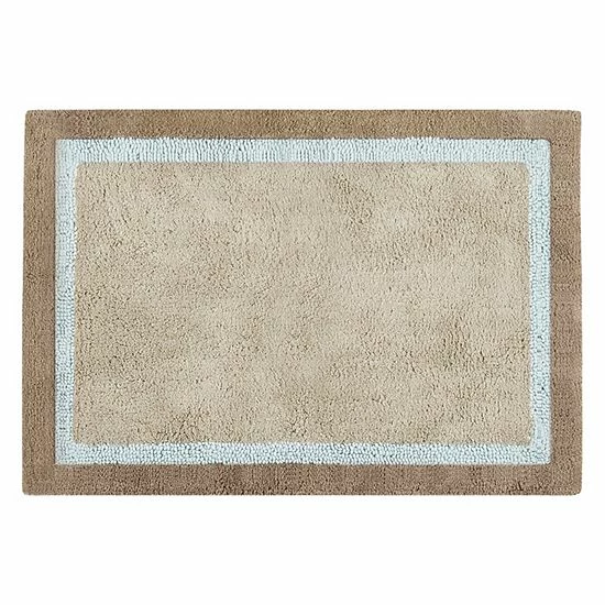 Madison Park Eastridge Cotton Tufted Bath Rug Navy