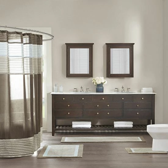 Madison Park Eastridge Cotton Tufted Bath Rug Navy - Image 6