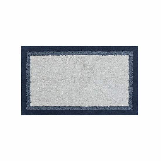 Madison Park Eastridge Cotton Tufted Bath Rug Navy - Image 11