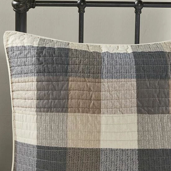 Madison Park 6-piece Pioneer Herringbone Coverlet Set Red - Image 3