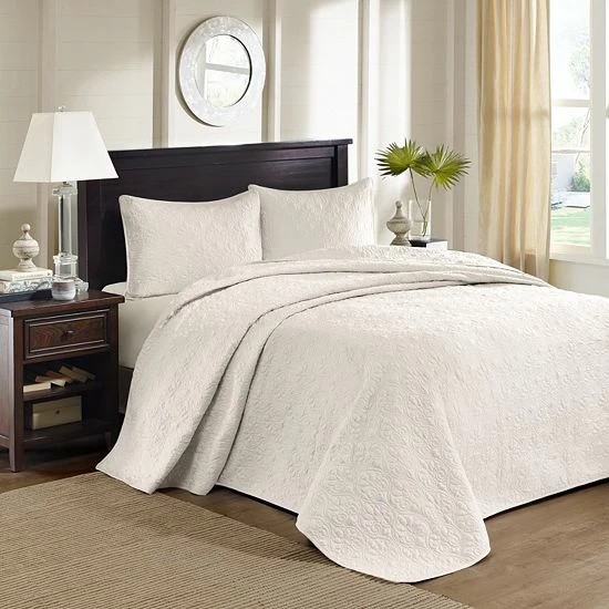 Madison Park Mansfield 3-Piece Bedspread Set Blue - Image 13