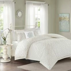 Madison Park 4-piece Sarah Comforter Set Taupe