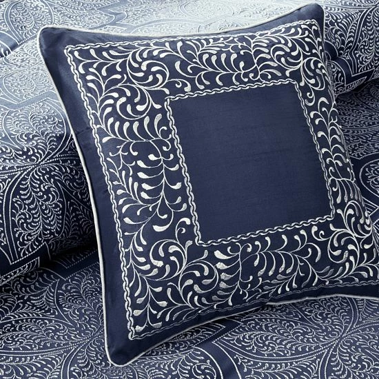 Madison Park Barrett 8-pc. Comforter Set Navy - Image 3