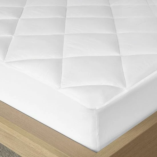 Madison Park Quiet Nights 300 Thread Count Cotton Sateen Waterproof Mattress Pad