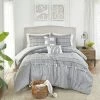 Madison Park Elm 5-Piece Antimicrobial Comforter Set With Decorative Pillows