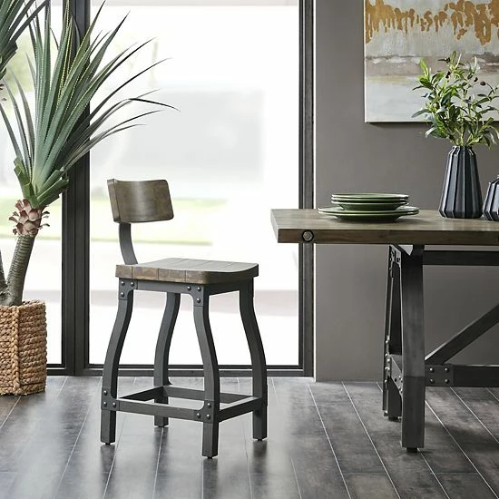 Madison Park Lance Counter Stool - Image 2