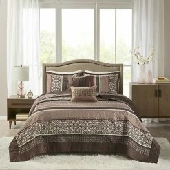Madison Park 5-Piece Dartmouth Jacquard Bedspread Set