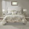 Madison Park Inspire 7-Piece Oeko-Tex Certified Cotton Rich Comforter Set With Shams