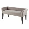 Madison Park Antonio Accent Bench Taupe Patterned