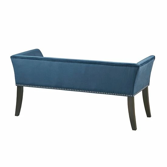 Madison Park Antonio Accent Bench Taupe Patterned - Image 4