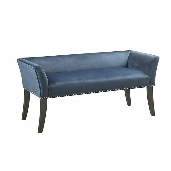 Madison Park Antonio Accent Bench Taupe Patterned - Image 12