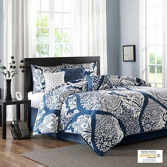 Madison Park Marcella 7-pc. Comforter Set Black - Image 10