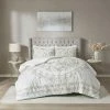 Madison Park Juliana 3-piece Tufted Cotton Chenille Duvet Cover Set