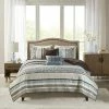Madison Park Dartmouth 5-pc. Coverlet Set Blue