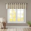 Madison Park Westmont Fretwork Print Window Valance Yellow