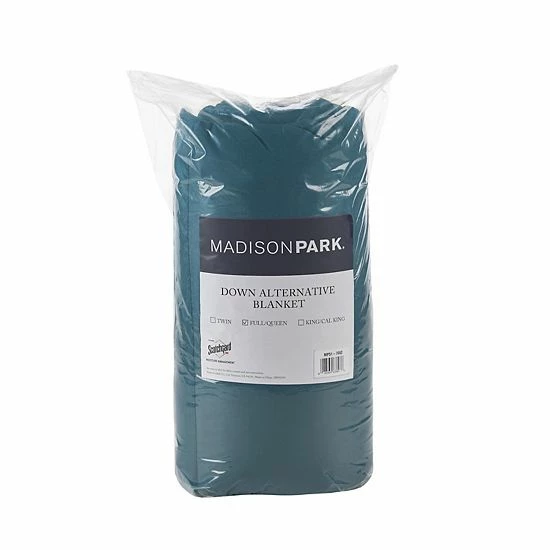 Madison Park Solid 3M Down-Alternative Blanket Blue - Image 5