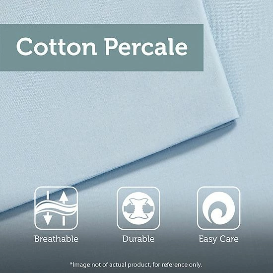 Madison Park Gisele 3-Piece Cotton Printed Duvet Cover Set Blue - Image 4