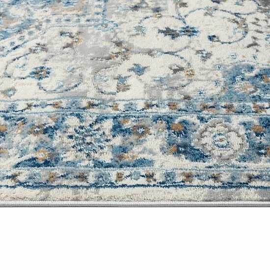 Madison Park Molly Global Medallion Woven Area Rug Gray - Image 4