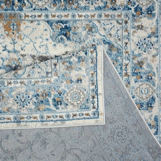 Madison Park Molly Global Medallion Woven Area Rug Gray - Image 7