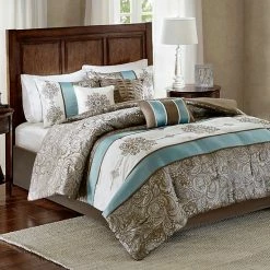 Madison Park 7-piece Lorraine Jacquard Comforter Set