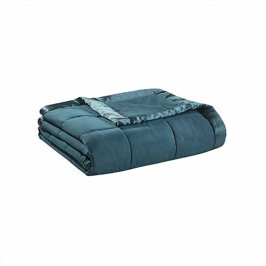 Madison Park Solid 3M Down-Alternative Blanket Blue - Image 18