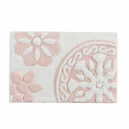 Madison Park Marrakesh Medallion Cotton Tufted Bath Rug - 20'' X 30'' Gray - Image 10