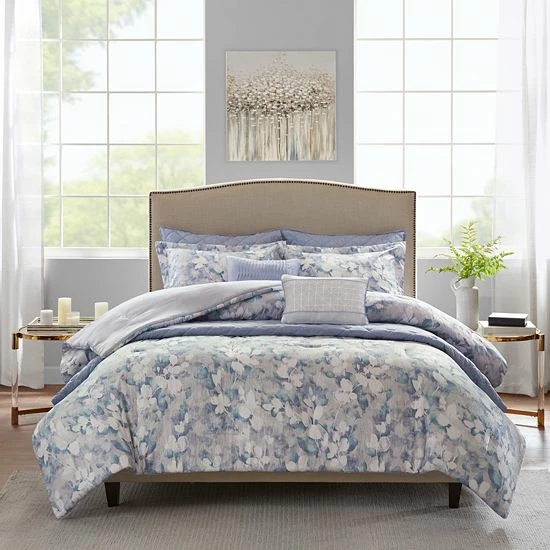 Madison Park Zinnia 8-Piece Comforter And Coverlet Set