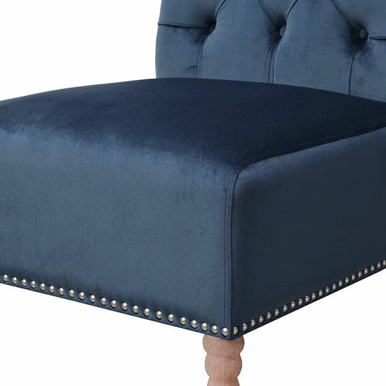 Madison Park Serena Accent Chair Kaley Yellow Gray - Image 6