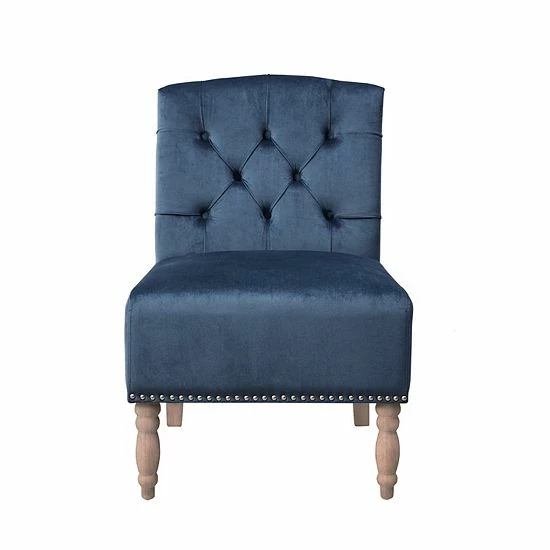 Madison Park Serena Accent Chair Kaley Yellow Gray - Image 7