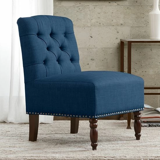 Madison Park Serena Accent Chair Kaley Yellow Gray - Image 12