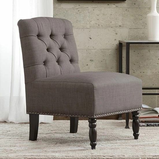 Madison Park Serena Accent Chair Kaley Yellow Gray - Image 14