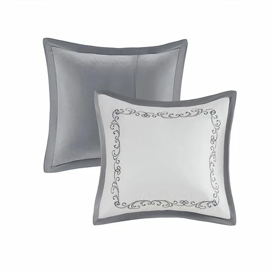 Madison Park Audrey 8-Piece Jacquard Comforter Set With Shams - Image 9