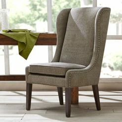 Madison Park Sydney Dining Chair Light Gray