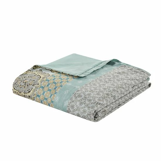Madison Park Felicity Cotton Printed Duvet Cover Set With Shams - Image 2