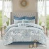 Madison Park Loleta 8-piece Reversible Comforter Set Blush