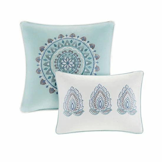 Madison Park Loleta 8-piece Reversible Comforter Set Blush - Image 3