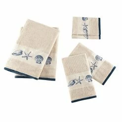 Madison Park Nantucket Embroidered Jacquard 6-piece Towel Set