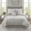 Madison Park Maxwell 6-Piece Comforter Set With Coordinating Pillows