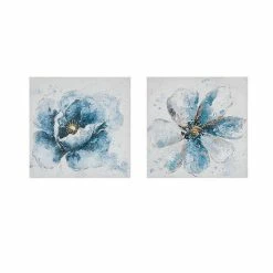 Madison Park Gleaming Florals Canvas Wall Art 2-piece Set